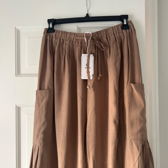 Wide leg loose fit draw string pants size small - Picture 6 of 6